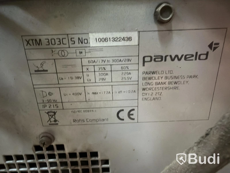 MIG/MAG welder, Parweld XTM 303C and Stahlwerk AC/DC Plasma WIG 200P