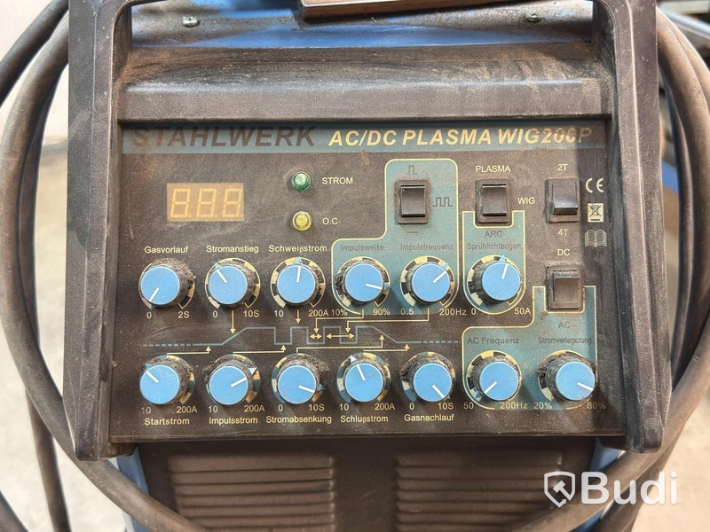 MIG/MAG welder, Parweld XTM 303C and Stahlwerk AC/DC Plasma WIG 200P
