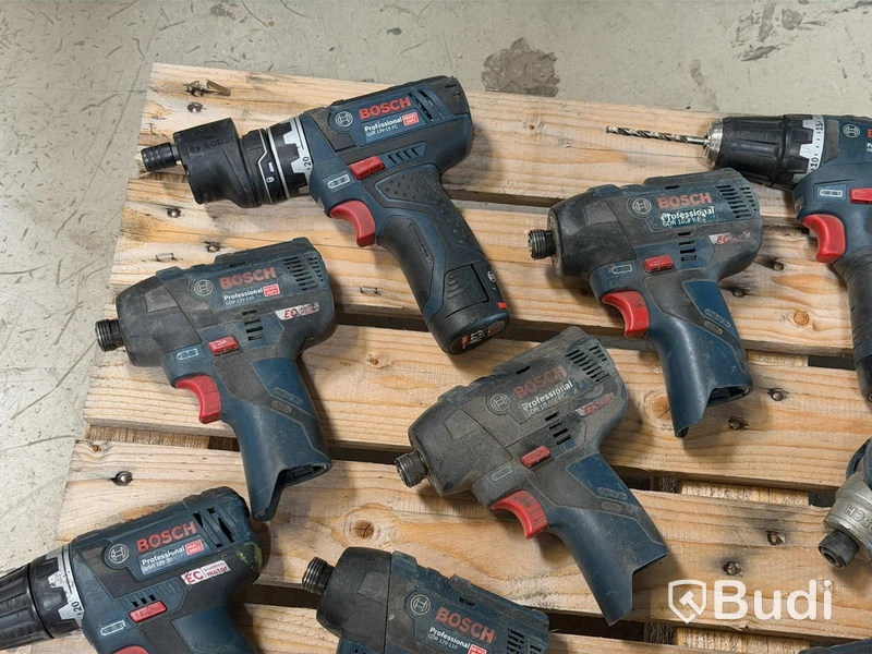 Assortment of Bosch cordless tools, 13 pcs