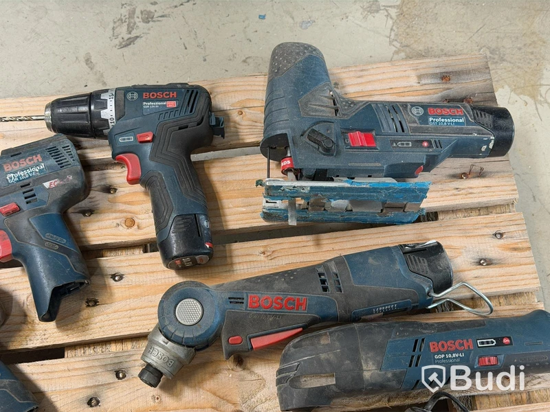 Assortment of Bosch cordless tools, 13 pcs