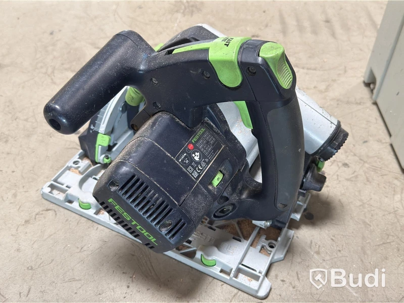 Festool TS 55 REBQ plunge saw, with guide rails and Systainer