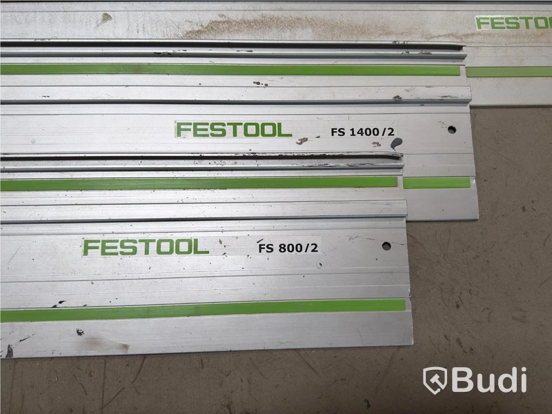 Festool TS 55 REBQ plunge saw, with guide rails and Systainer