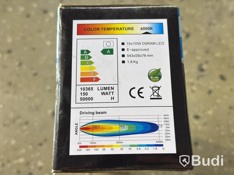 Extraljusram, LED, 150 W