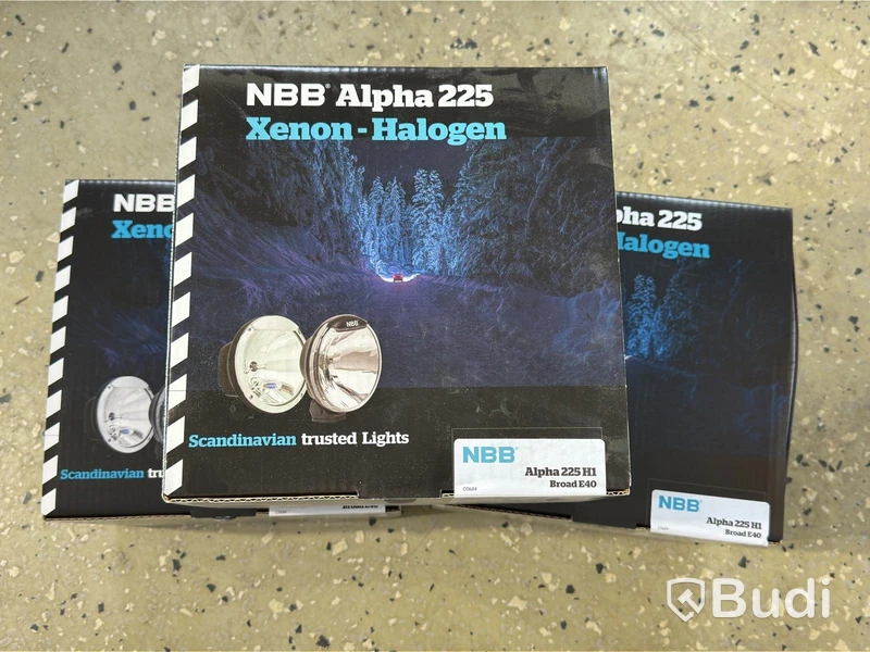 NBB Alpha 225 H1 Broad E40 auxiliary lights, 3 pcs