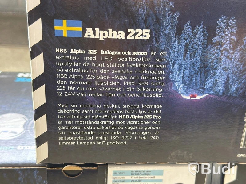 NBB Alpha 225 H1 Broad E40 auxiliary lights, 3 pcs