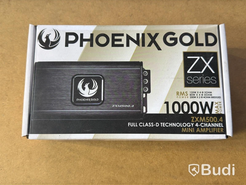 Bilförstärkare, Phoenix Gold ZXM500.4, 1000 W