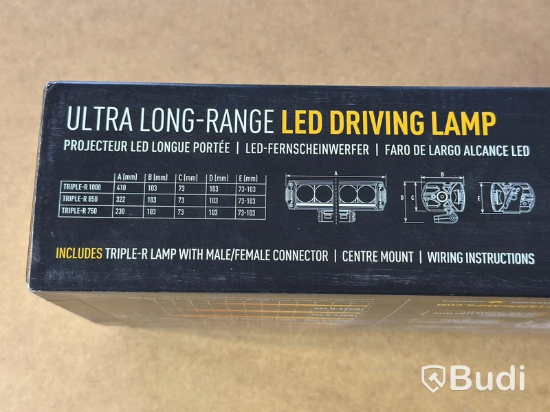 LED-ramp Lazer Triple-R 750 Elite3, svart