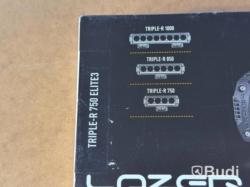 LED-ramp Lazer Triple-R 750 Elite3, svart