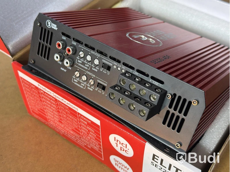 Car amplifier, Bass Habit ELITE SE225.4DF, 4-channel