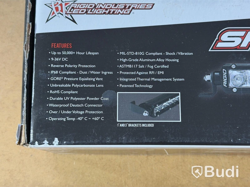 LED-ljus Rigid Industries SR-Series, SR-10 Spot