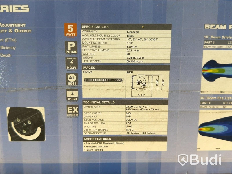 LED-ramp Vision HPX 1800 Series, CTL-HPX1810
