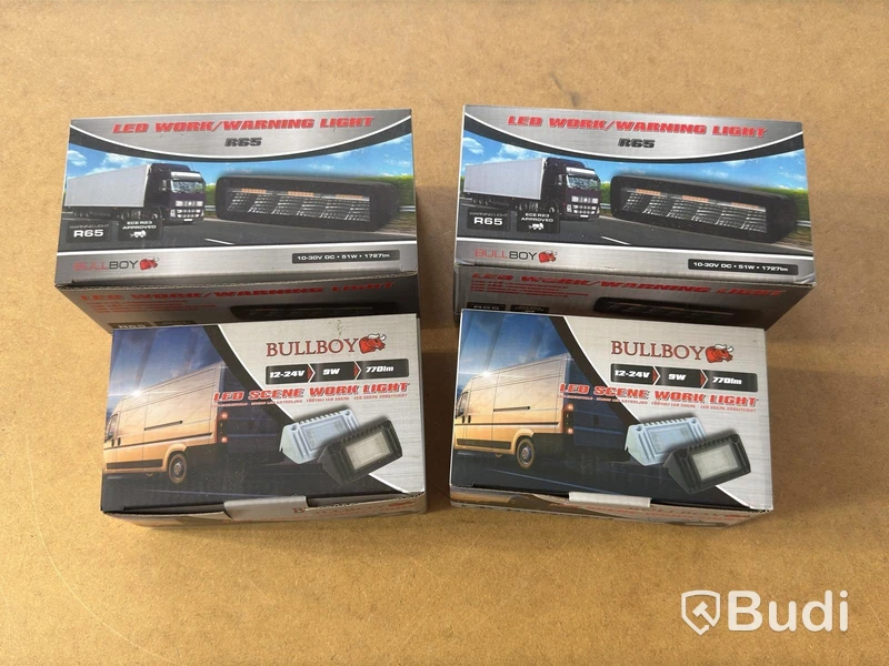 Bullboy Work Lights, 4 pcs