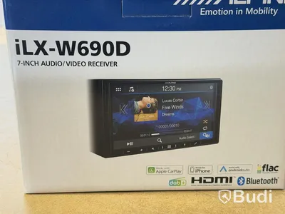 Audio/video receiver, Alpine iLX-W690D, 7-inch