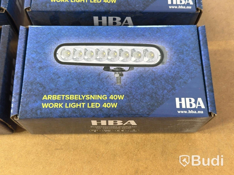 HBA Work Lights, 40 W, 4 pcs