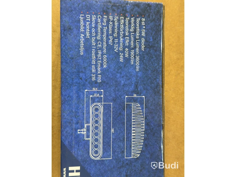Arbetsbelysning HBA WL LED 40W, 4 st