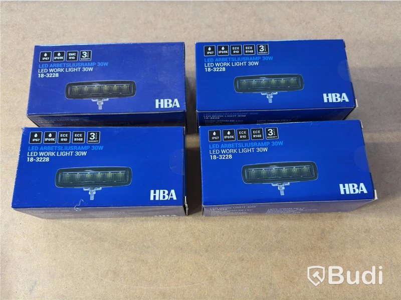 Arbetslampa HBA 18-3228, 30 W, 4 st