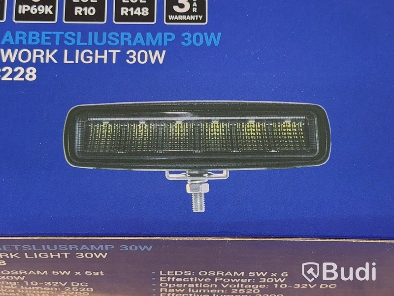 HBA LED Work Light 30W work light bars, 4 pcs