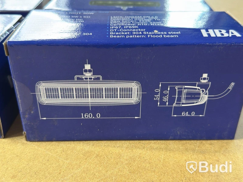 HBA LED Work Light 30W work light bars, 4 pcs