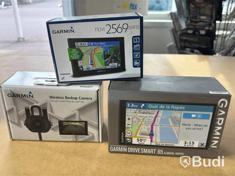 Garmin-paket - 2 st GPS samt backkamera