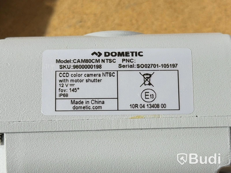 Dometic PerfectView reversing camera, CAM 80CM NTSC