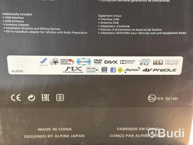 Infotainment system, Alpine X800D-S906, Mercedes-Benz Sprinter