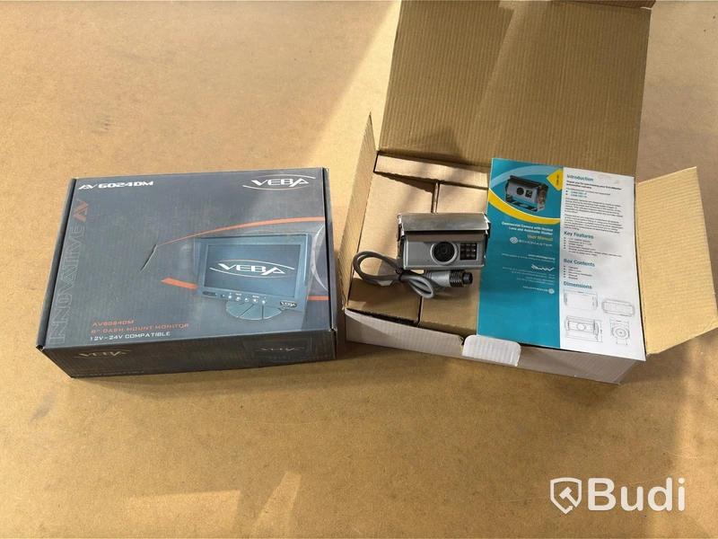 Backkamera Echomaster samt skärm, VEBA AV6024DM, 6,2 tum