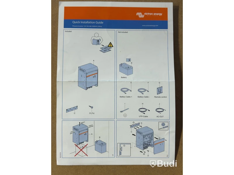 Växelriktare Victron Energy Phoenix Inverter 12|3000, 230 V