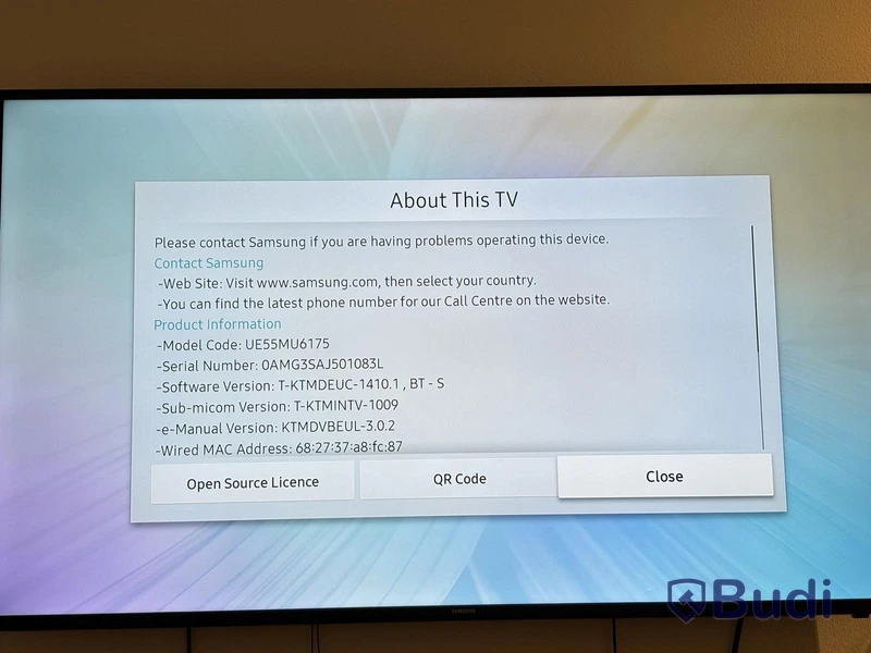 TV Samsung UE55MU6175 55-tum 4K
