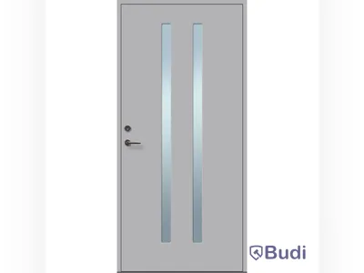 (NEW) Solid Elements Exterior Door, VD Funkis M4, light grey, right-hand