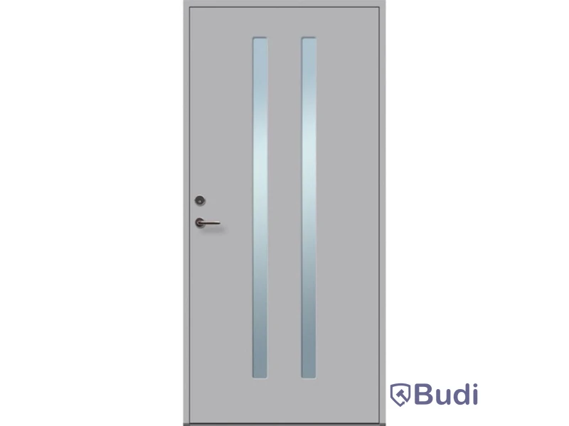 (NEW) Solid Elements Exterior Door, VD Funkis M4, light grey, right-hand