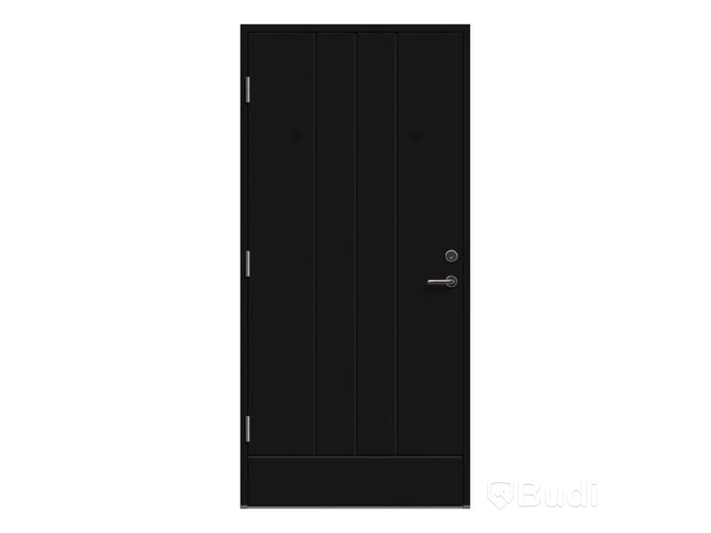 h(NY) YTTERDÖRR SOLID ELEMENTS YSTAD M10X21 VÄNSTER SVART