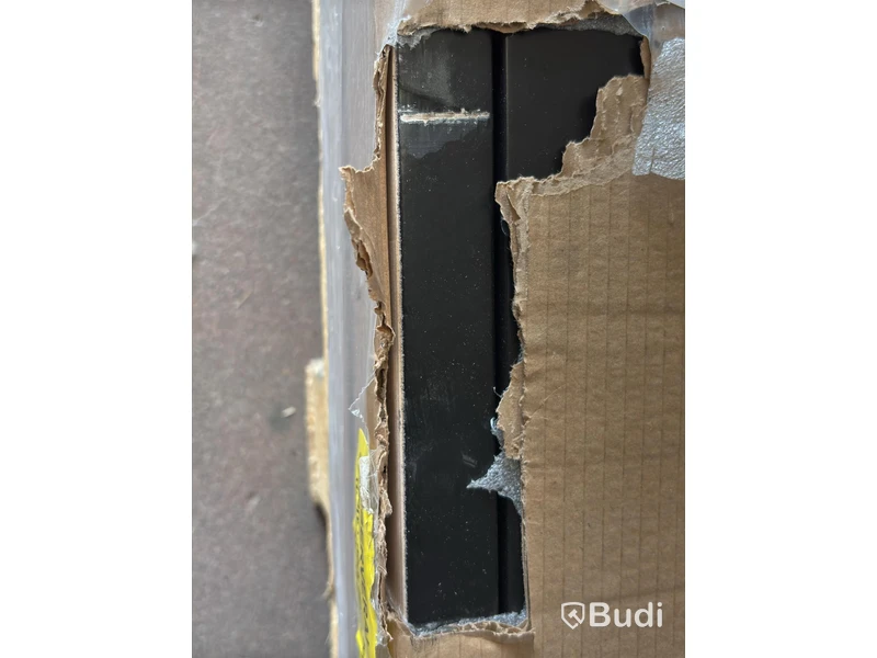 h(NY) YTTERDÖRR SOLID ELEMENTS YSTAD M10X21 VÄNSTER SVART
