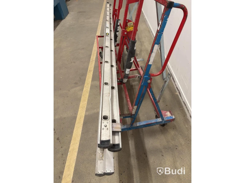 Skivvagn Starke Arvid 10400 inkl. utskjutsstege Wibe ladders, WUS D60 CF