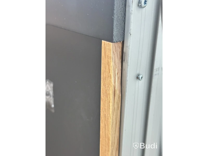 (NEW) SOLID ELEMENTS YSTAD EXTERIOR DOOR M10X21 LEFT-HAND, BLACK