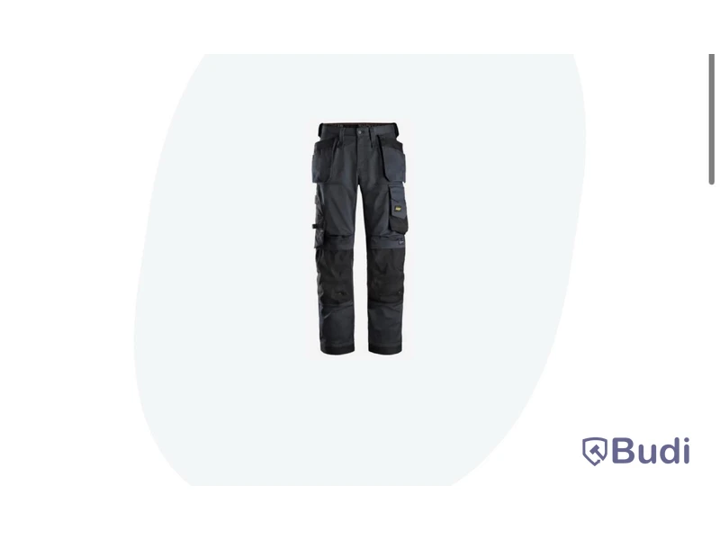 (NYA) ARBETSBYXA SVART SNICKERS WORKWEAR 6251 ALLROUNDWORK. STL 104.