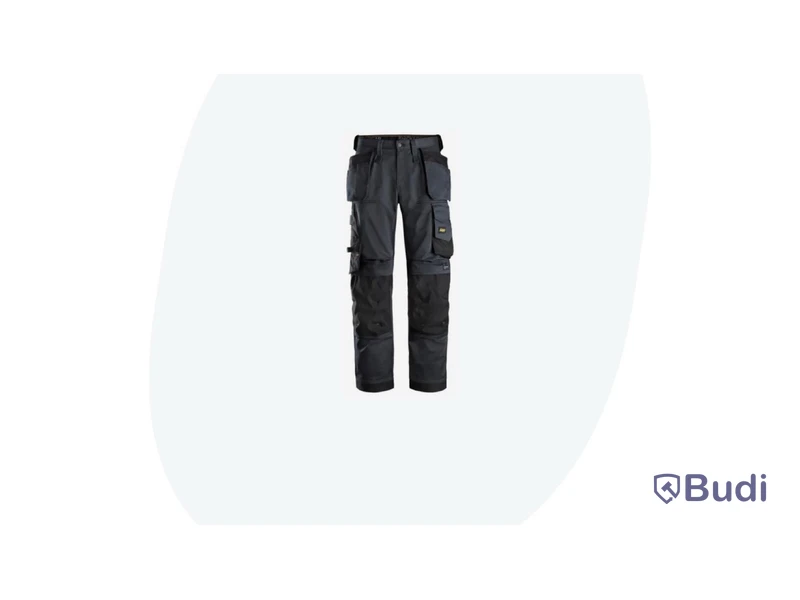(NEW) BLACK WORK TROUSERS SNICKERS WORKWEAR 1642. SIZE 100