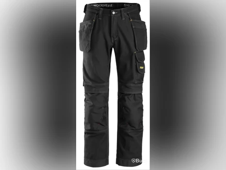 MIDJEBYXA SNICKERS 3215 SVART, COMFORT COTTON HF. STL 112