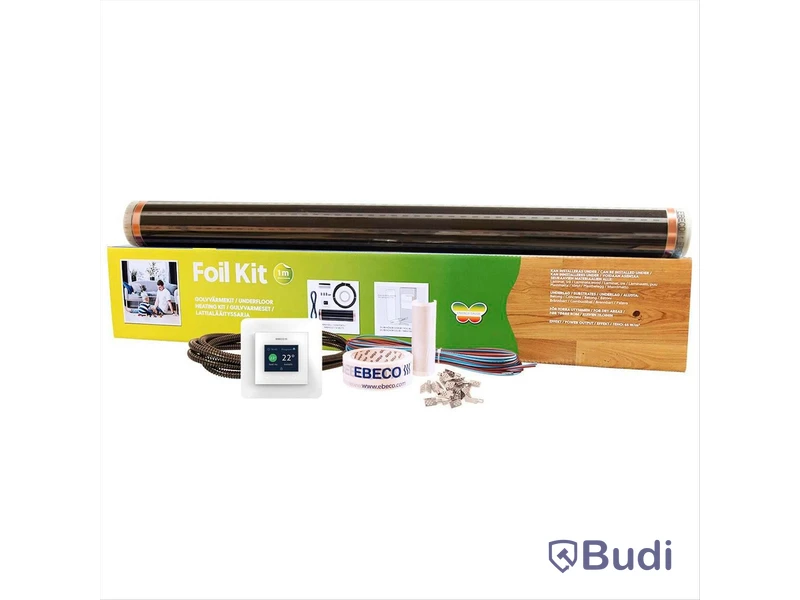 GOLVVÄRMEFOLIEKIT 10 M2 100 CM, FOIL KIT 230 V. 1 M