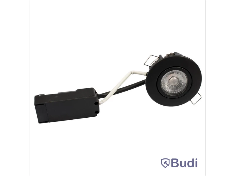 10 st. DOWNL 6.2W 370LM 3K RUND SV, LUNA LP