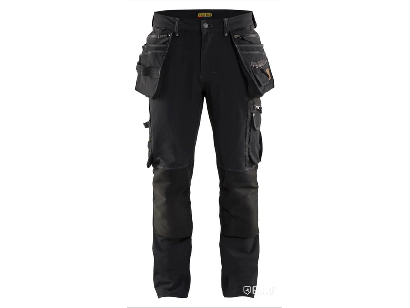 (NEW) BLÅKLÄDER CRAFTSMAN TROUSERS BLACK SIZE C146