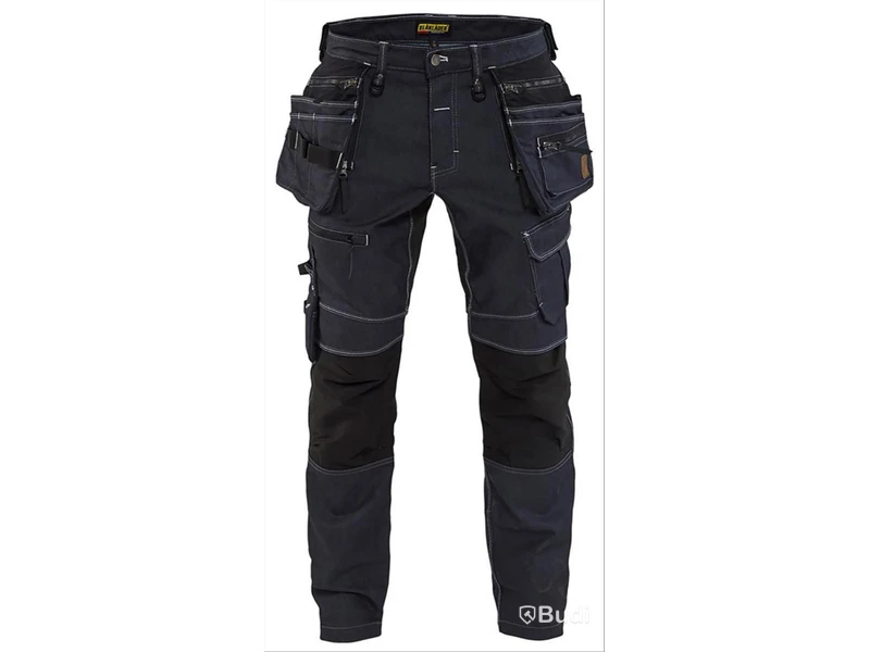 (NEW) BLÅKLÄDER WORK TROUSERS, NAVY/BLACK, SIZE C44