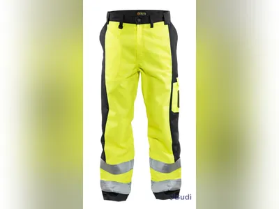 (NEW) BLÅKLÄDER HI-VIS WAIST TROUSERS, YELLOW/BLACK, SIZE C56