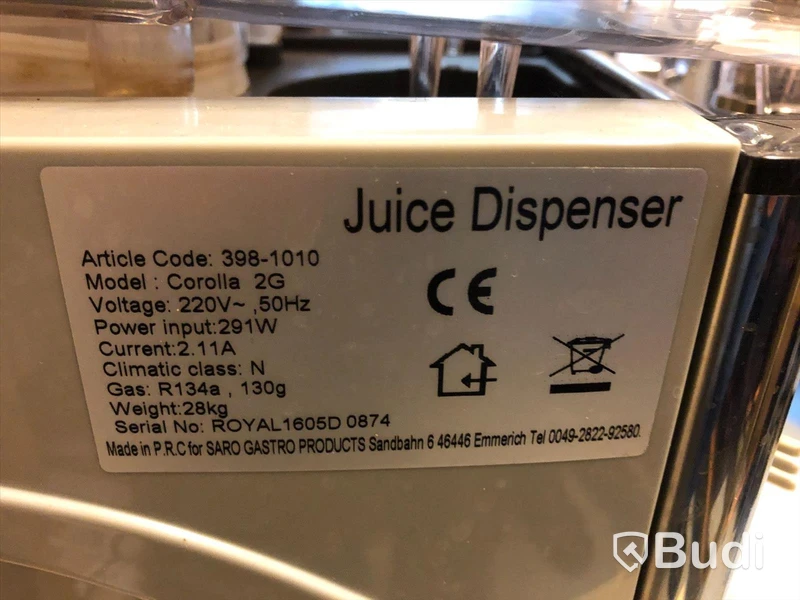 Juice dispenser dubbel