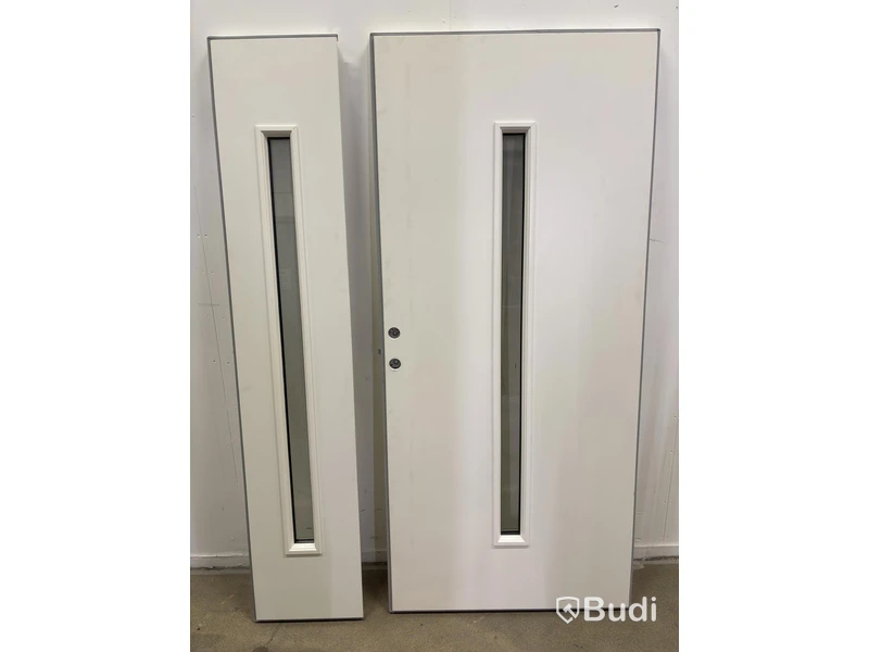 (NEW) SOLID ELEMENTS VÄXJÖ 14X21 LEFT-HAND DOUBLE DOOR, WHITE
