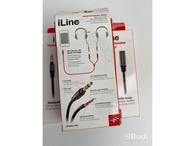 5 x iLine headphone / speaker splitter