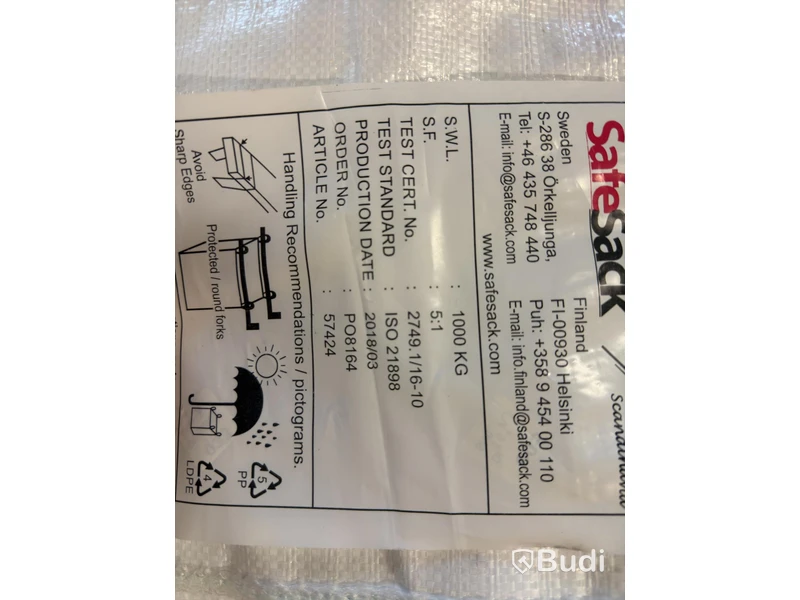 Bulk Bags (Big Bags) – SWL 1,000 kg – Lot