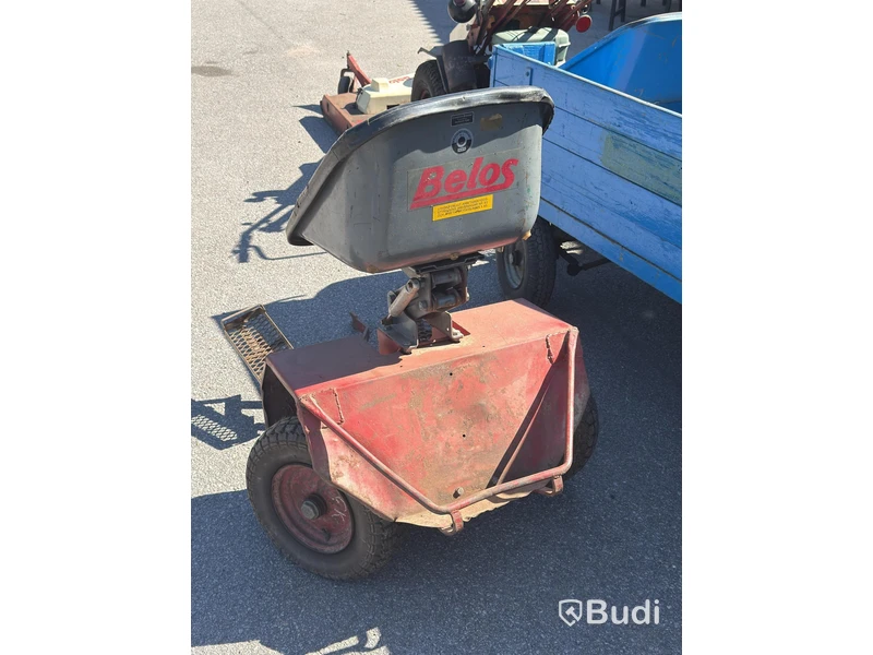 Redskapsbärare, Belos 272, med vagn, klippaggregat, snöblad m.m.