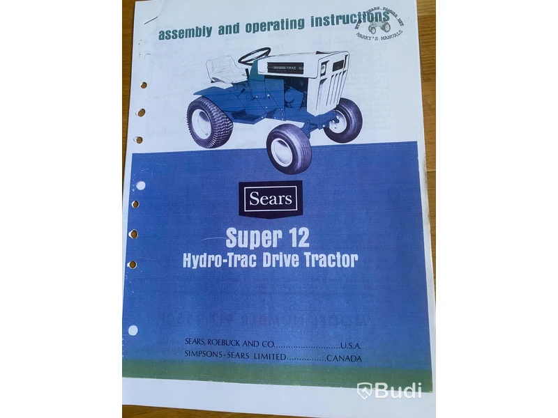 Trädgårdstraktor, Sears Super 12, Hydro-Trac