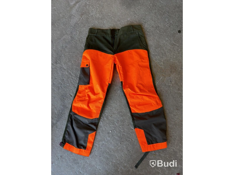 2 snowmobile suits and 2 pairs of hunting trousers, including Verney-Carron and Björnkläder