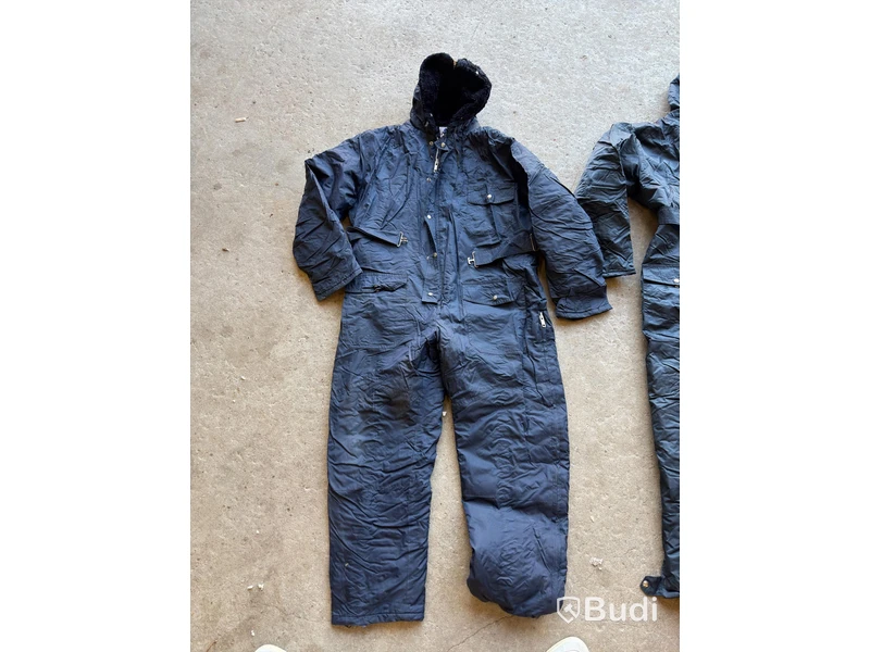 2 snowmobile suits and 2 pairs of hunting trousers, including Verney-Carron and Björnkläder